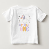 ハロウィン パープル スプーキーワン ハロウィン 誕生日1周年 ベビーTシャツ (裏面)
