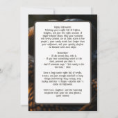 ハロウィン 🐍「ヒス・テリカル・ハントカード」 招待状 (裏面)