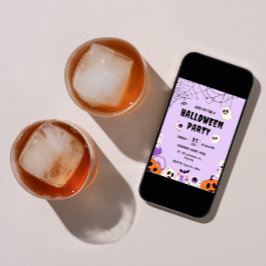 ハロウィン ビジネス ミキサー オフィス パーティー カスタム 招待状