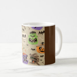 ハロウィン ビンテージ パターン コーヒーマグ コーヒーマグカップ