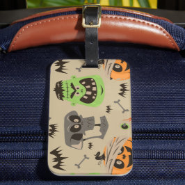 ハロウィン ビンテージ パターン トラベルタグ ラゲッジタグ