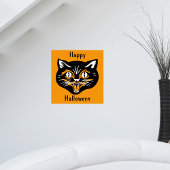 ハロウィン ビンテージ 猫の顔 ポスター