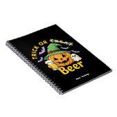 ハロウィン ビールパーティー おもしろデザイン トリック オア トリート ノートブック (右側)