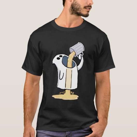 ハロウィン・ピラミッド・ゴースト Tシャツ (正面)
