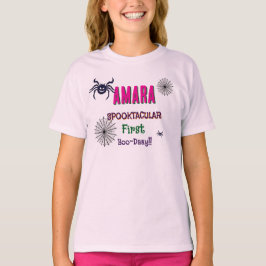 ハロウィン ピンクとクモの誕生日 ハロウィン Tシャツ