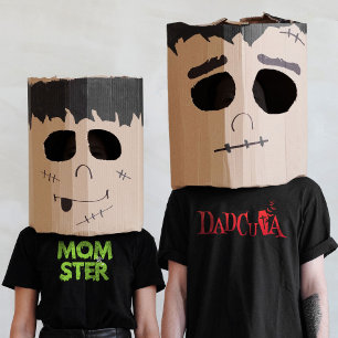 ハロウィン ファミリー おそろい パパ ドラキュラ Dadcula Tシャツ