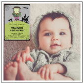 ハロウィン　ファーストバースデー　スペクタキュラー　フランケンシュタイン 招待状