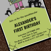 ハロウィン　ファーストバースデー　スペクタキュラー　フランケンシュタイン 招待状