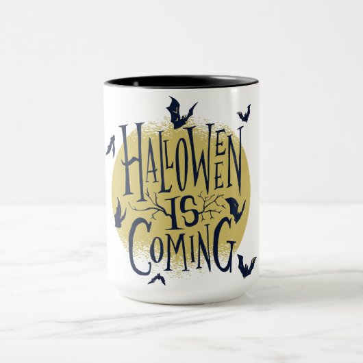 ハロウィン フェスティブ コレクション - ハロウィンが近づいている マグカップ (中央)