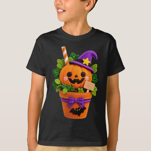 ハロウィン フェルト Tシャツ (正面)