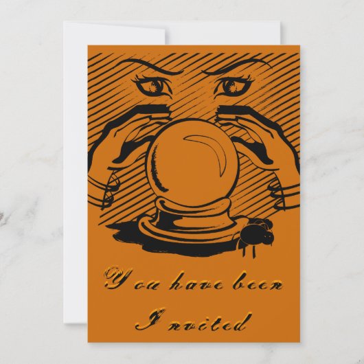 ハロウィン・フォーチュン 招待状 (正面)