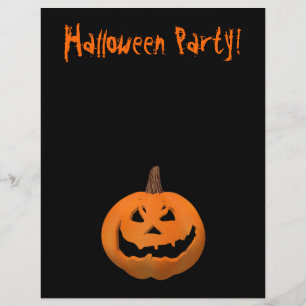 ハロウィン フライヤー:ジャック・オ・ランタン チラシ