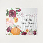 ハロウィン フラワーフォール ブライダルシャワー 背景看板 タペストリー (正面(横))