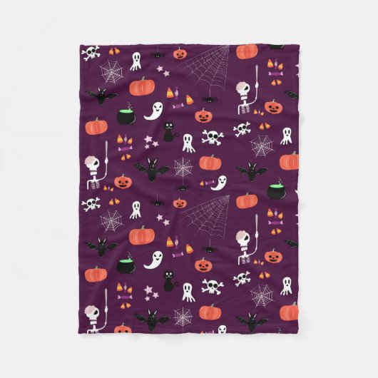 ハロウィン フリースブランケット (正面)