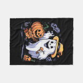ハロウィン フリースブランケット (正面(横))