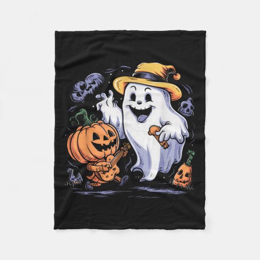 ハロウィン フリースブランケット (正面)