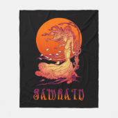 ハロウィン フリースブランケット (正面)