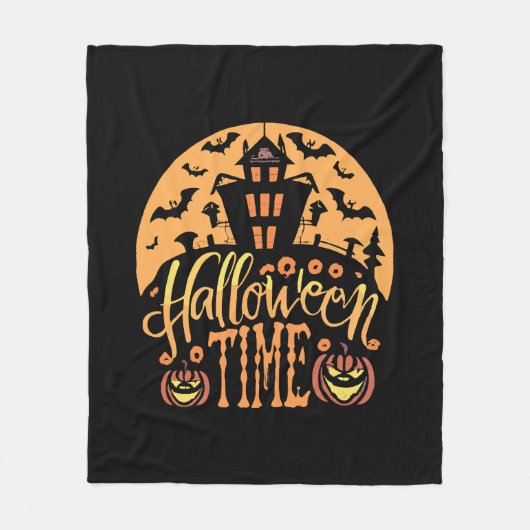 ハロウィン フリースブランケット (正面)