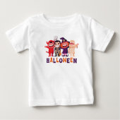 ハロウィン・フレンズ ベビーTシャツ (正面)