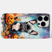 ハロウィン フレンチブルドッグ かぼちゃ スケアリー Case-Mate iPhoneケース (裏面 (横))