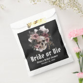 ハロウィン フローラル スカル ブライド オア ダイ ブライズ シャワー フェイバーバッグ (封をした状態)