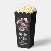 ハロウィン フローラル スカル ブライド オア ダイ ブライズ シャワー フェイバーボックス (はじけた状態)