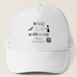 ハロウィン+ブティック+フラリスト+ビジネス+ブランディング キャップ
