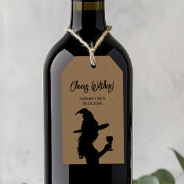 ハロウィン ブライズ バチェロレッテ 景品タグ 乾杯 ウィッチーズ ギフトタグ