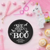 ハロウィン ブライダルシャワーの彼女のブー ペーパープレート (パーティー)