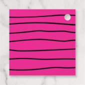 ハロウィン ブライダルシャワー 感謝祭 ホットピンクドリンク フェイバータグ (裏面)