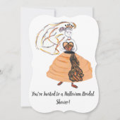 ハロウィン ブライダルシャワー 招待状 (正面)