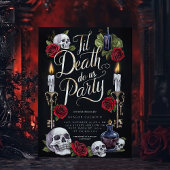 ハロウィン・ブライダルシャワー「Til Death Do Us Party」 招待状