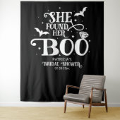 ハロウィン ブライダル シャワー 背景 シート - 彼女はボーイフレンドを見つけた タペストリー (インサイチュ)