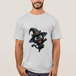 ハロウィン ブラックウィッチキャット ウェーブ ✨🐾🎃 Tシャツ
