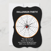 ハロウィン ブラックウィドウ スパイダー インビテーション (正面)