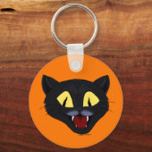ハロウィン ブラックキャット キーホルダー (正面)