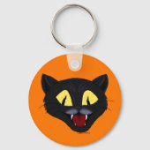 ハロウィン ブラックキャット キーホルダー (裏面)