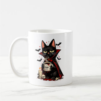 ハロウィン ブラックキャット コーヒー スカル ヴァンパイア 幽霊 グッズ コーヒーマグカップ