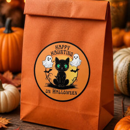 ハロウィン ブラックキャット ステッカー