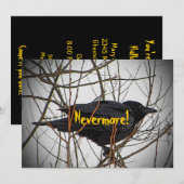 ハロウィン ブラッククロー インビテーション (正面/裏面)