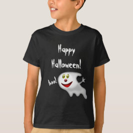 ハロウィン ブラック キッズTシャツ かわいい おばけ Tシャツ