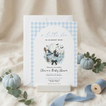 ハロウィン ブルー おめでたベビーシャワー A Little Boo Baby Shower