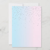 ハロウィン　ブーイーとゴウルのジェンダー・リビール・ゴースト 招待状 (裏面)