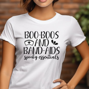 ハロウィン・ブーブーとばんそうこうの必需品 トライブレンドTシャツ