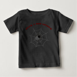 ハロウィン・ブー赤ちゃんTシャツ ブラック ベビーTシャツ