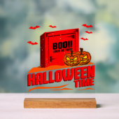 ハロウィン・ブー アクリルサイン (ニュートラル)