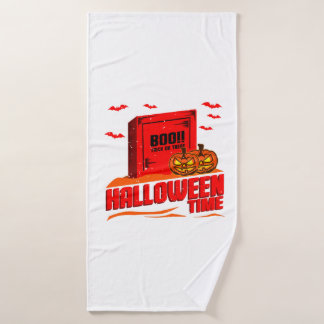 ハロウィン・ブー バスタオル