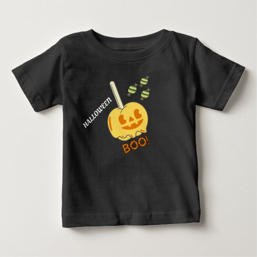 ハロウィン・ブー・ベイビー ベビーTシャツ (正面)