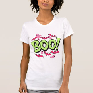 ハロウィン ブー レディースTシャツ Tシャツ