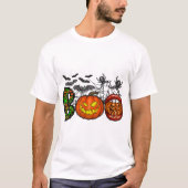 ハロウィン・ブー Tシャツ (正面)